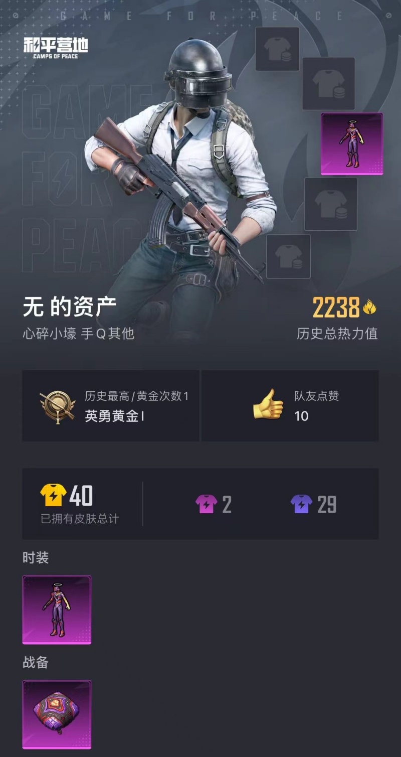 HPKG2135143和平精英账号详情图3 HPKG2135143和平精英账号详情图3