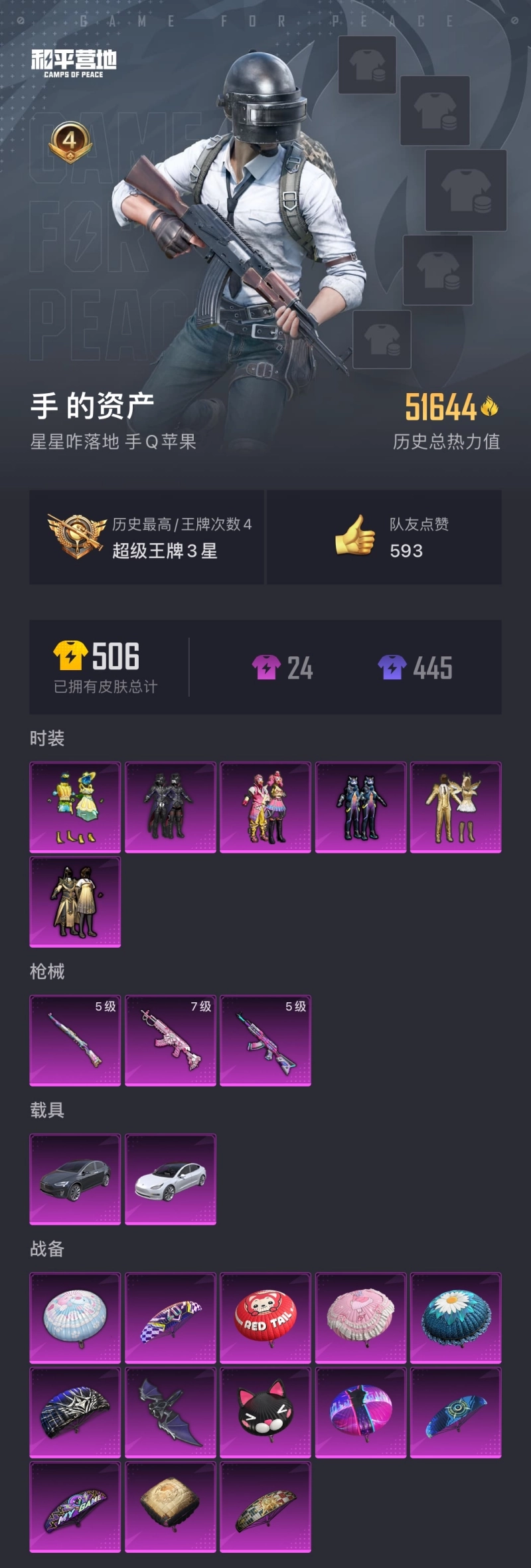 HPKG2131434和平精英账号详情图3 HPKG2131434和平精英账号详情图3