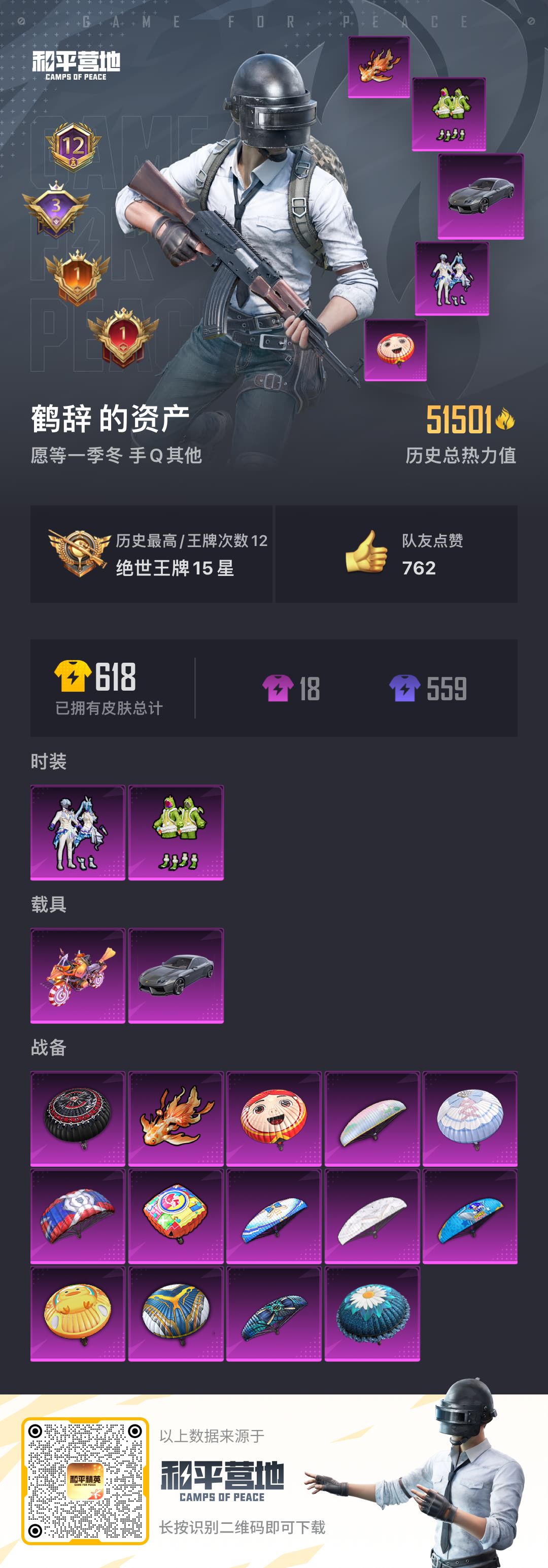 HPKG2136852和平精英账号详情图3 HPKG2136852和平精英账号详情图3