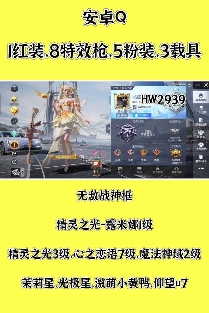 HW2939 安卓Q 有二次可修改 无敌战...