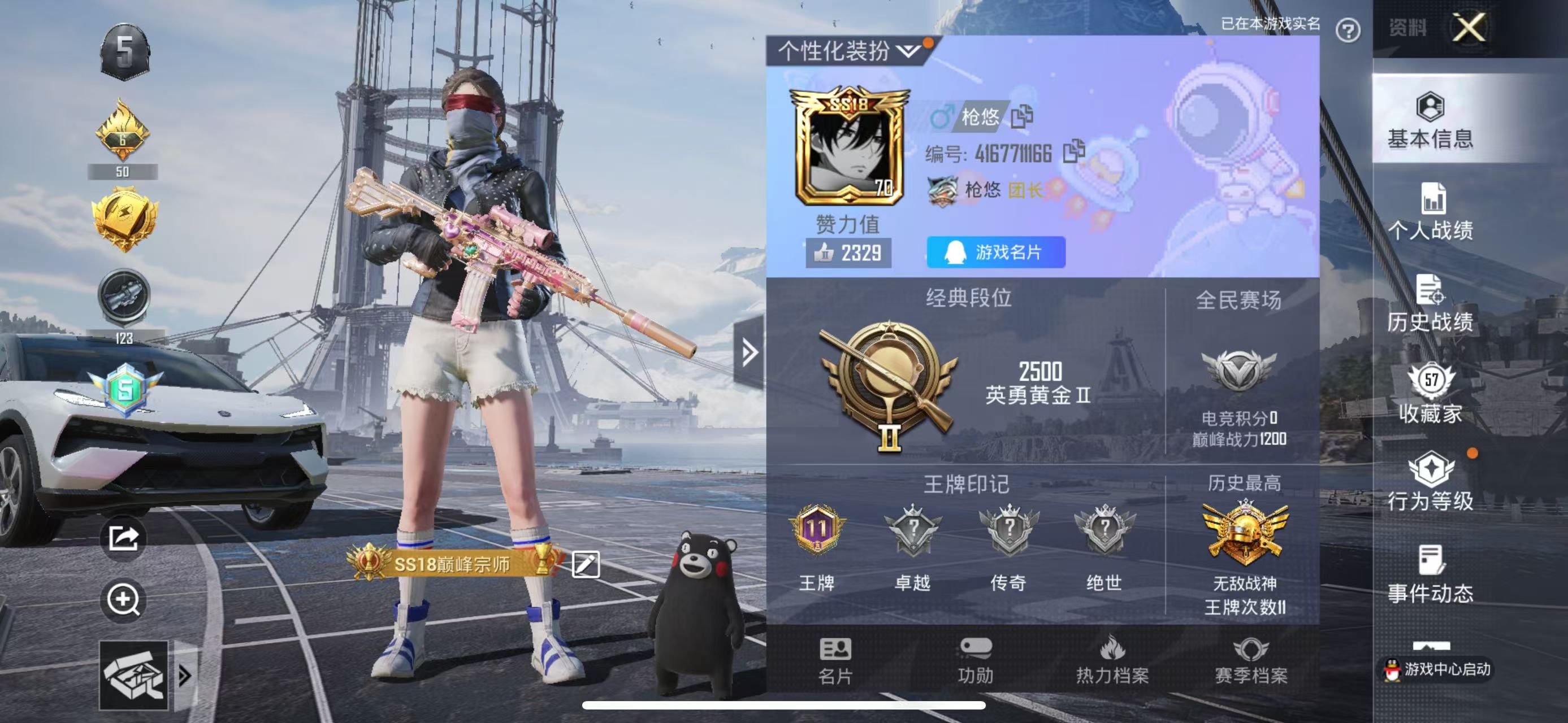 HPKG313559和平精英账号详情图4