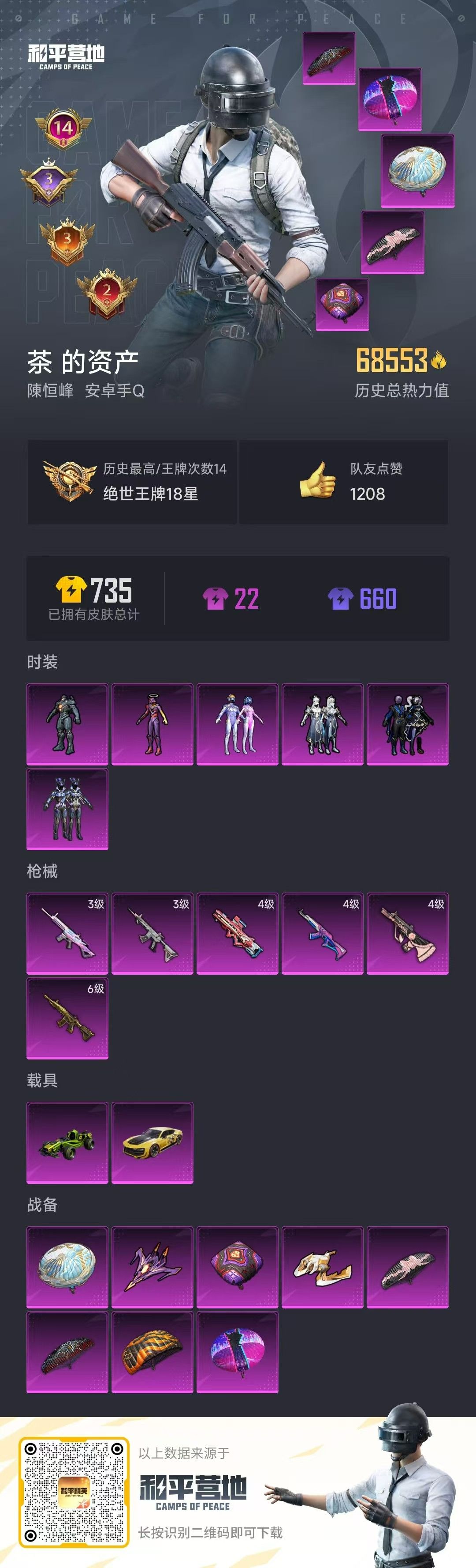 HPKG2133541和平精英账号详情图4 HPKG2133541和平精英账号详情图4