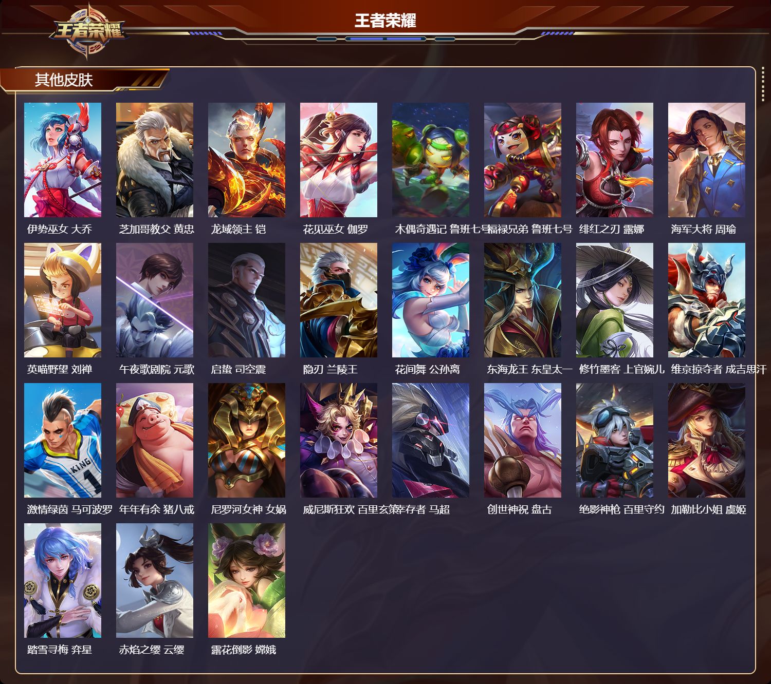 WZKG2319107王者荣耀账号详情图10