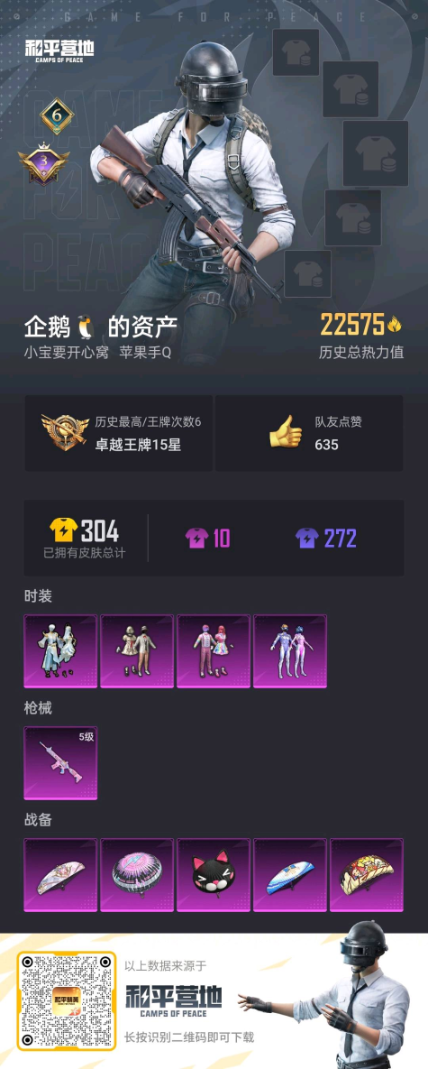 HPKG2140016和平精英账号详情图5