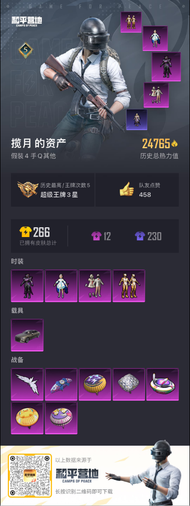 HPKG37523和平精英账号详情图5