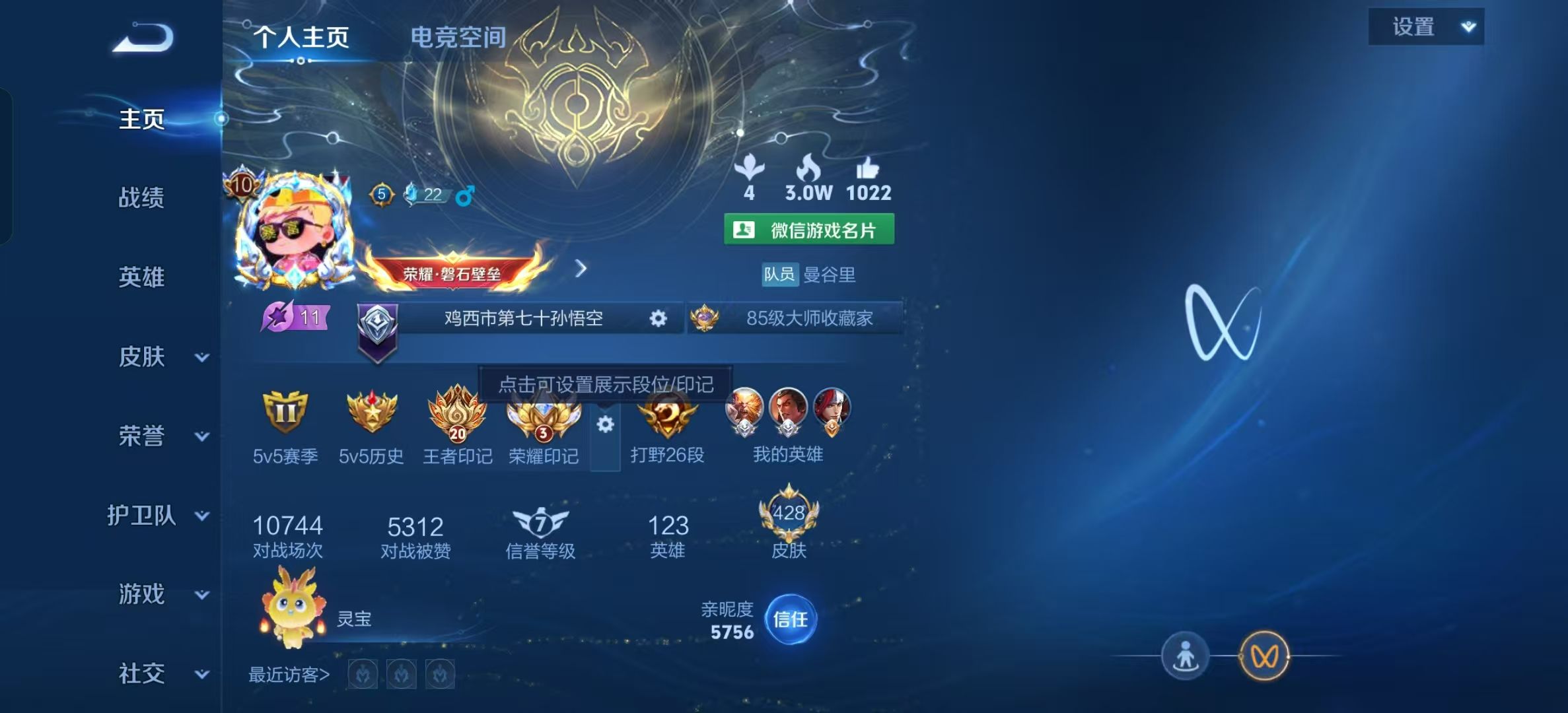 WZKG36591王者荣耀账号详情图3
