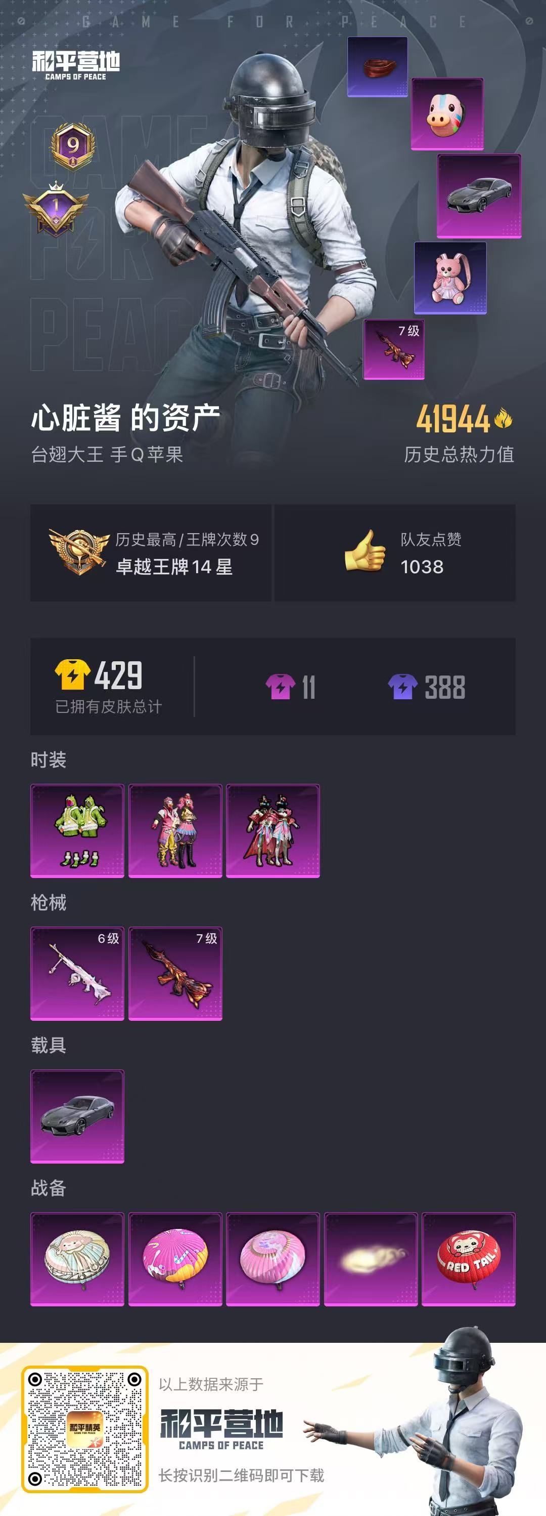 HPKG311085和平精英账号详情图5 HPKG311085和平精英账号详情图5