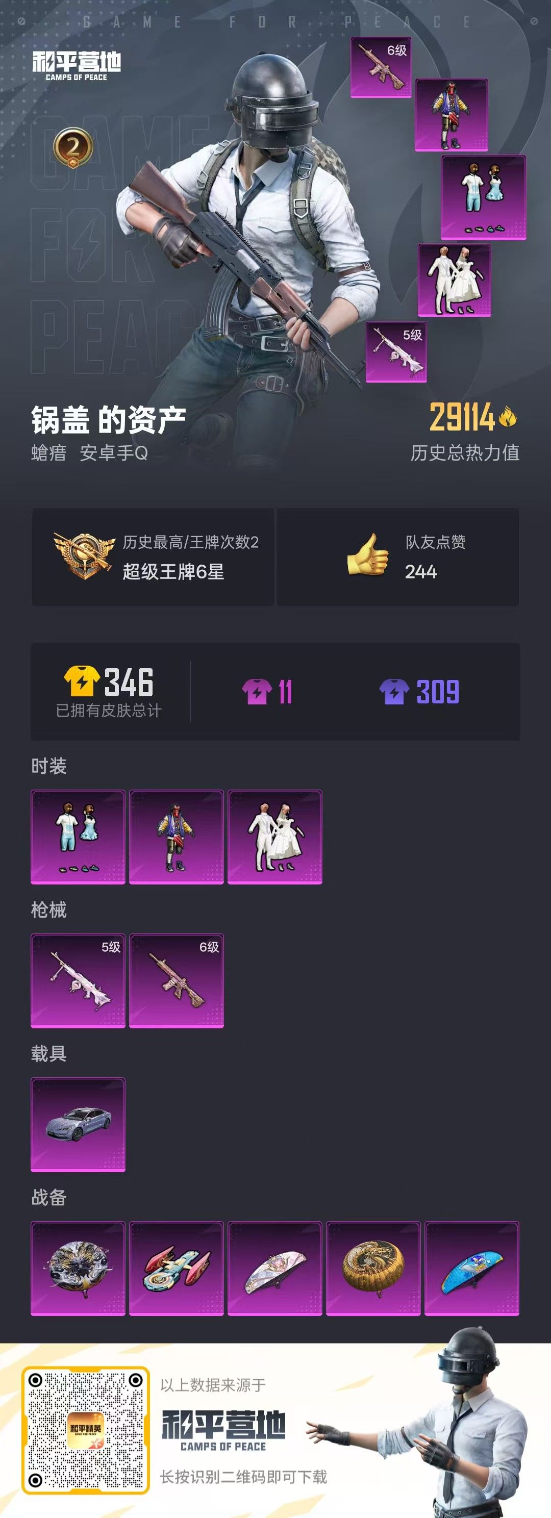 HPKG39389和平精英账号详情图5