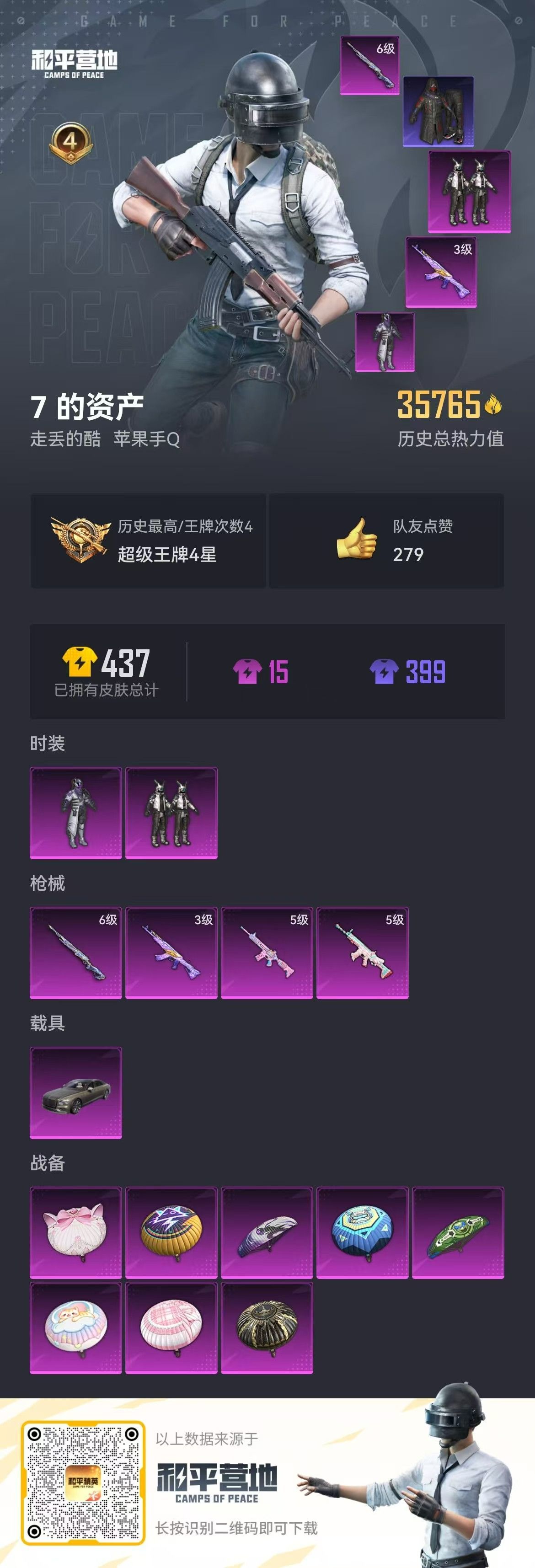 HPKG311907和平精英账号详情图5 HPKG311907和平精英账号详情图5