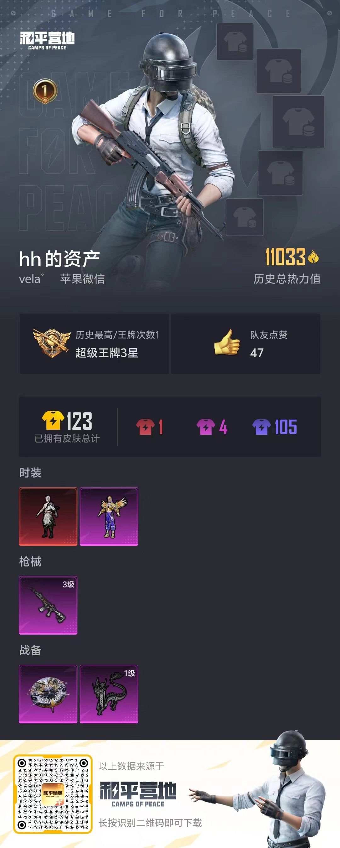 HPKG312785和平精英账号详情图7 HPKG312785和平精英账号详情图7