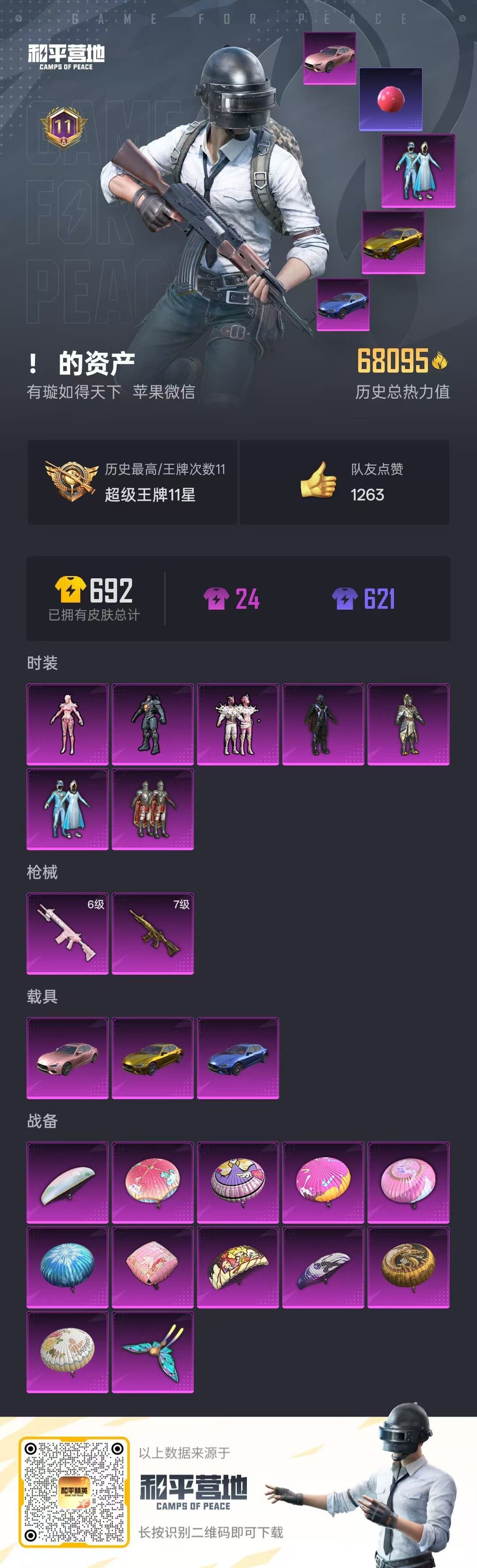 HPKG313289和平精英账号详情图5 HPKG313289和平精英账号详情图5