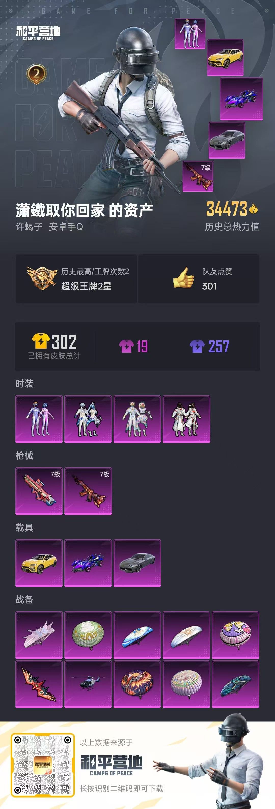 HPKG320266和平精英账号详情图5 HPKG320266和平精英账号详情图5