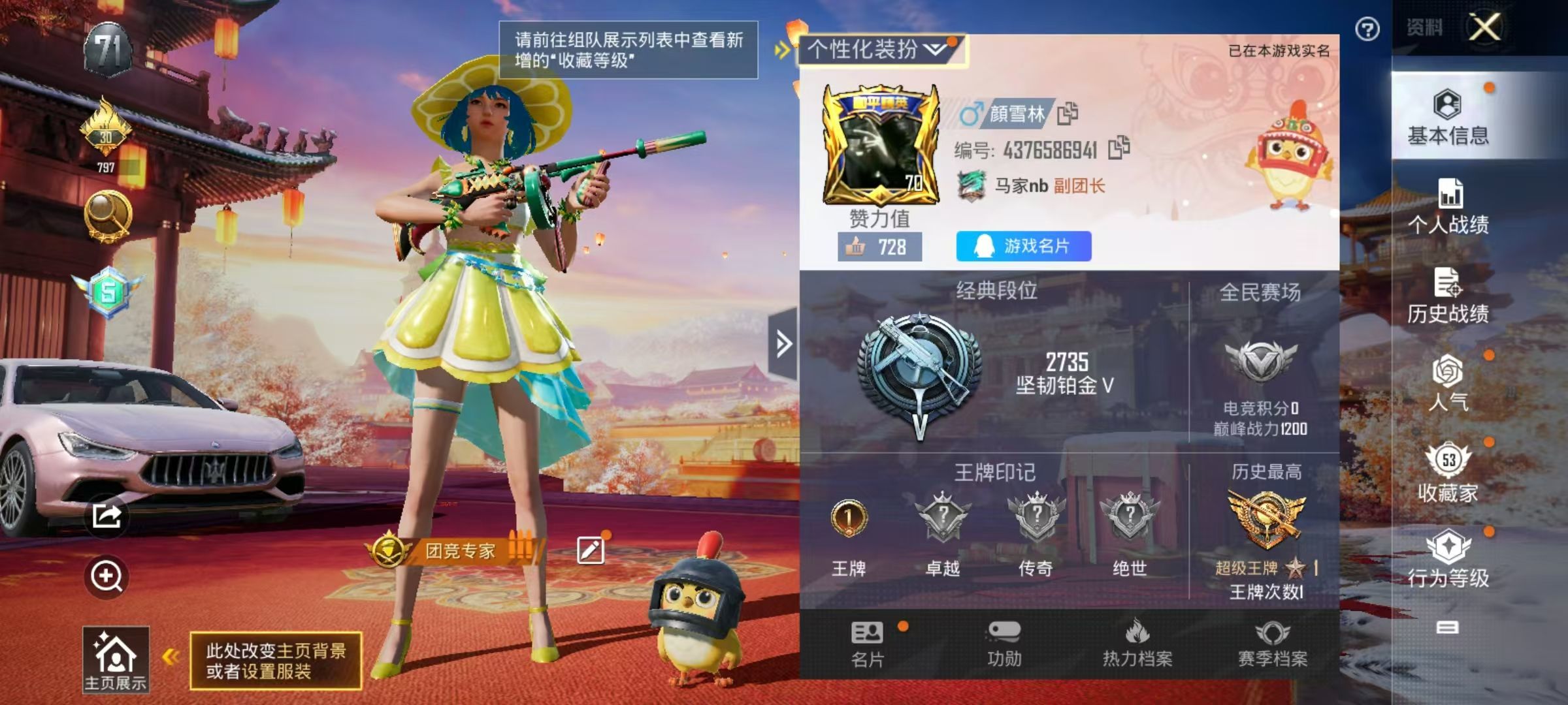 HPKG314177和平精英账号详情图4