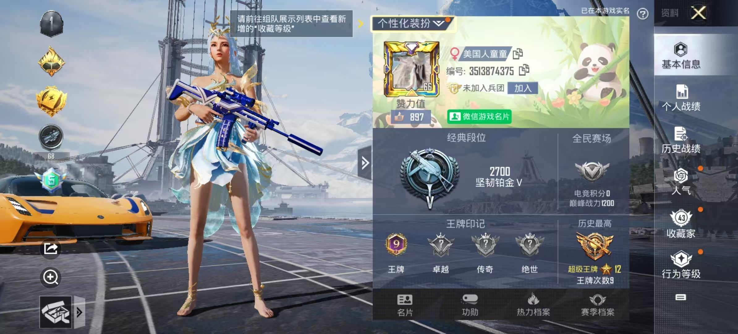 HPKG315080和平精英账号详情图7