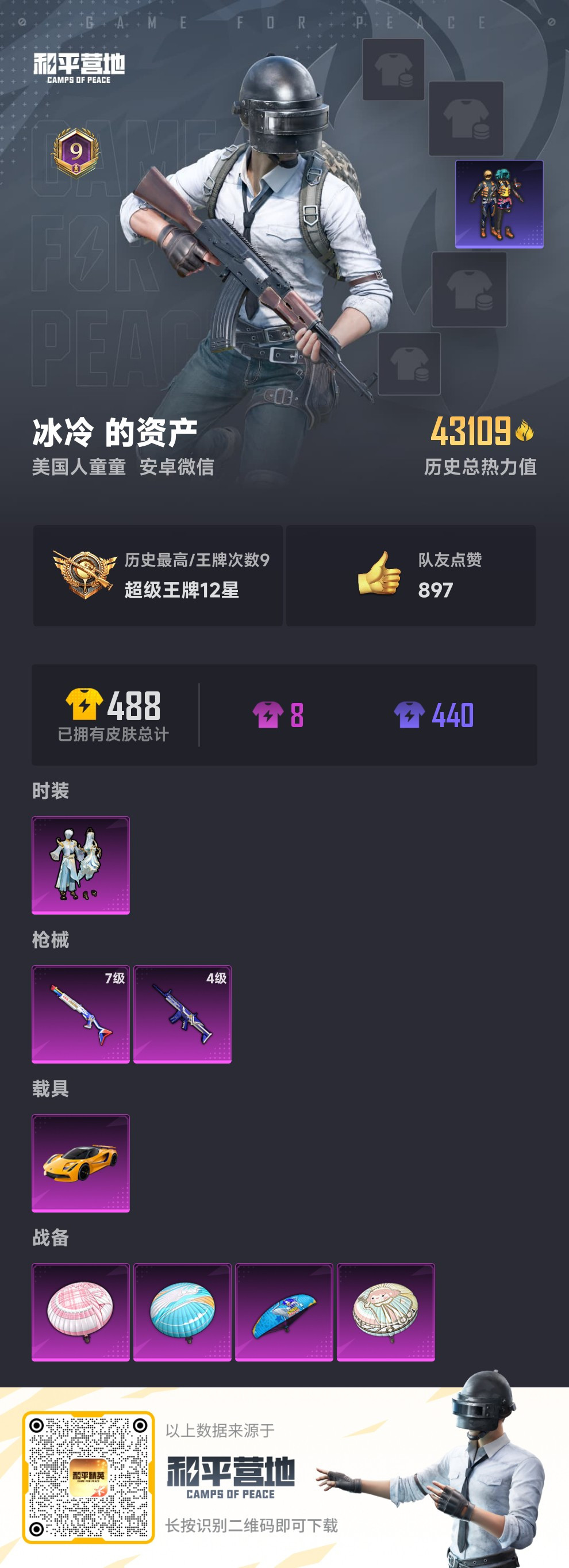 HPKG315080和平精英账号详情图10