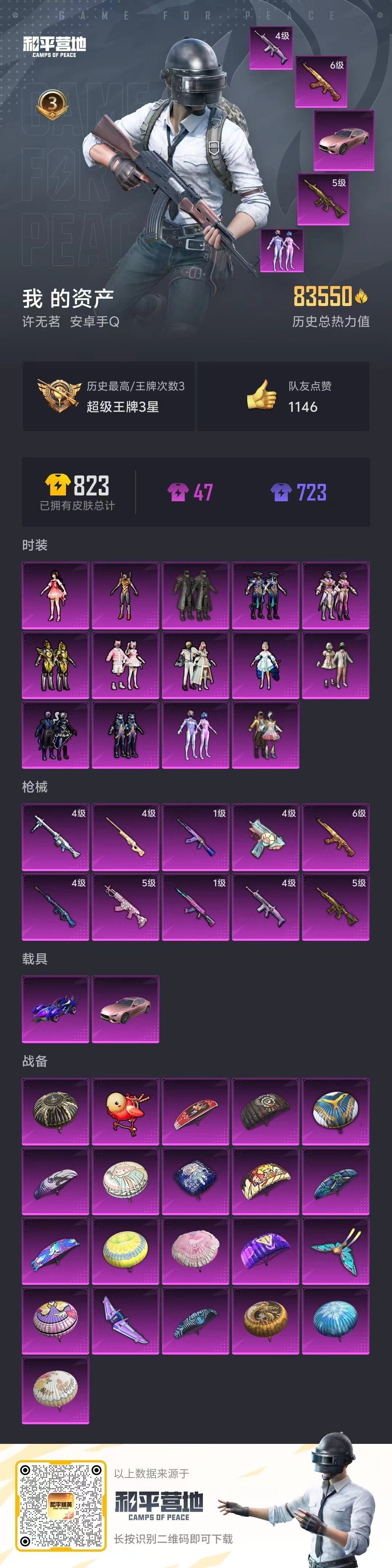 HPKG317460和平精英账号详情图5