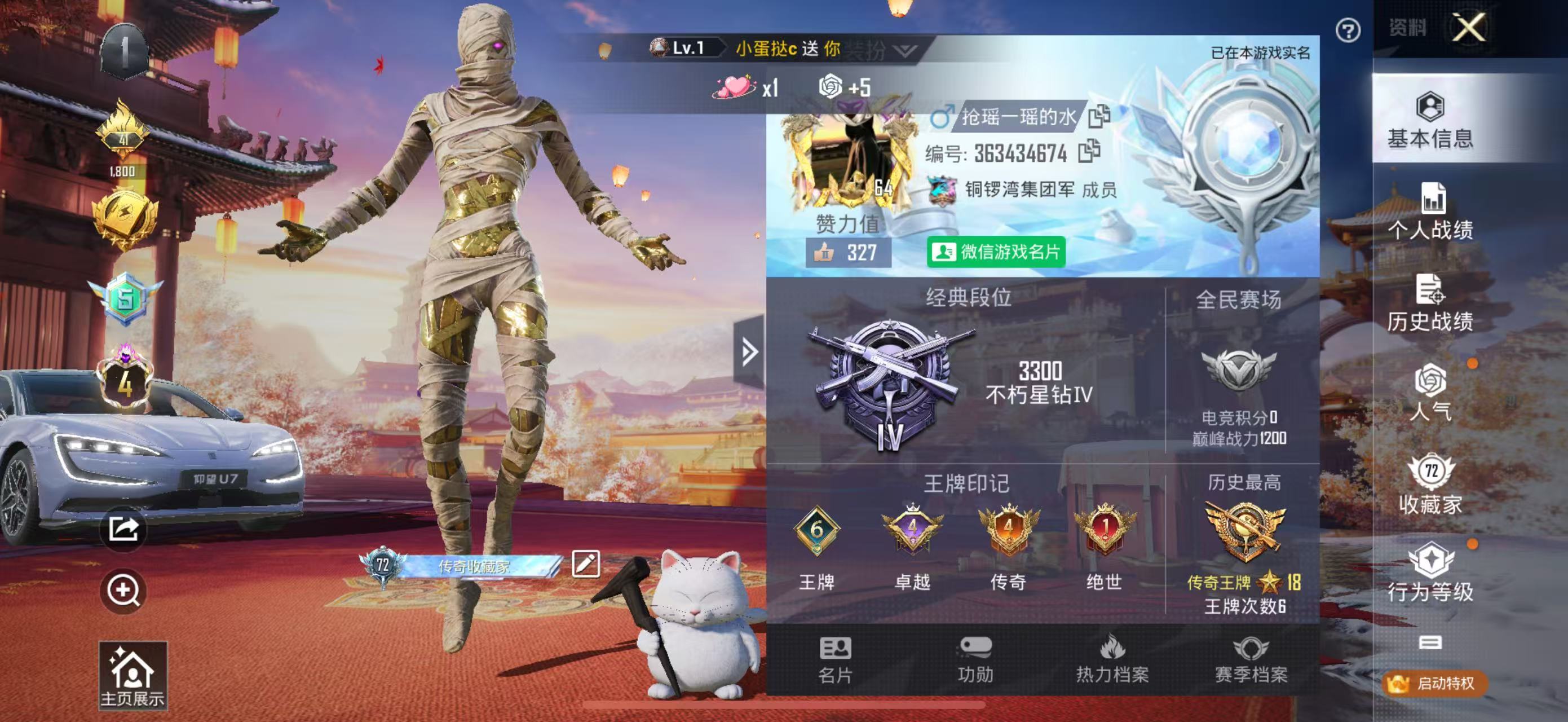 HPKG317084和平精英账号详情图4