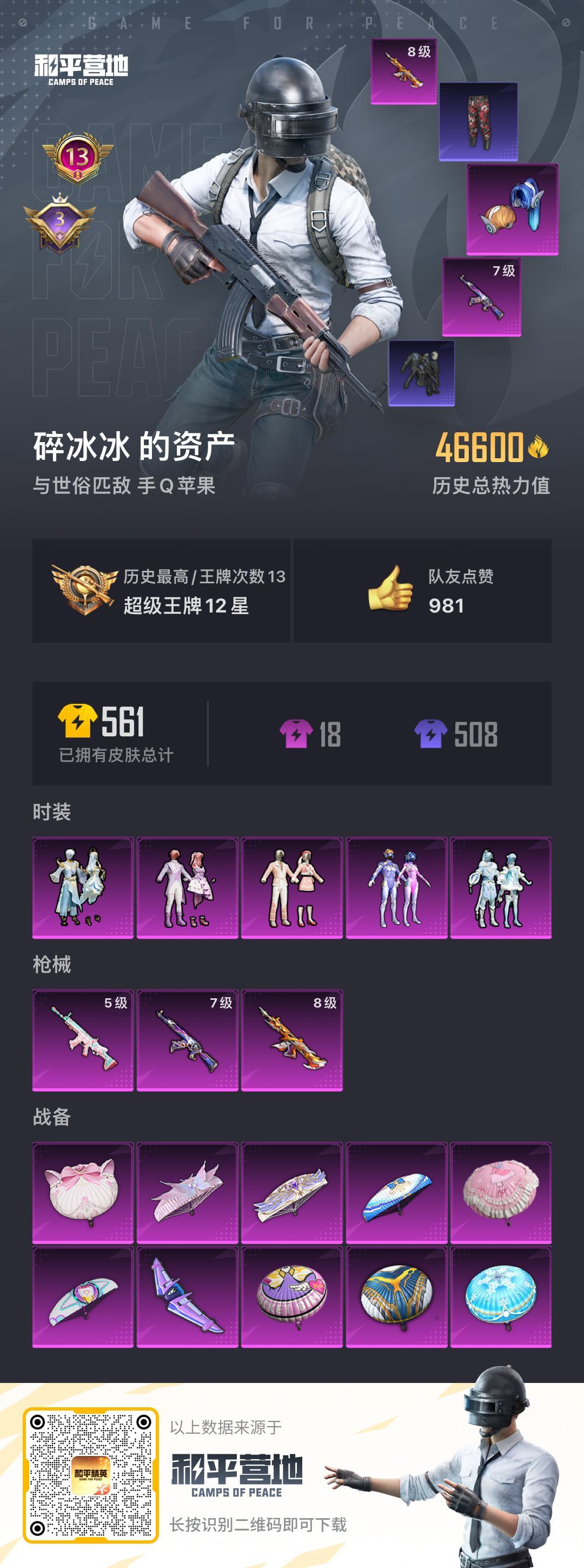 HPKG318097和平精英账号详情图7