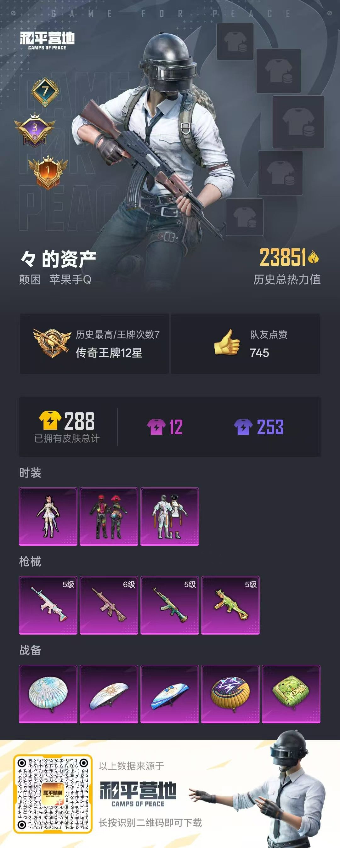 HPKG320247和平精英账号详情图5 HPKG320247和平精英账号详情图5