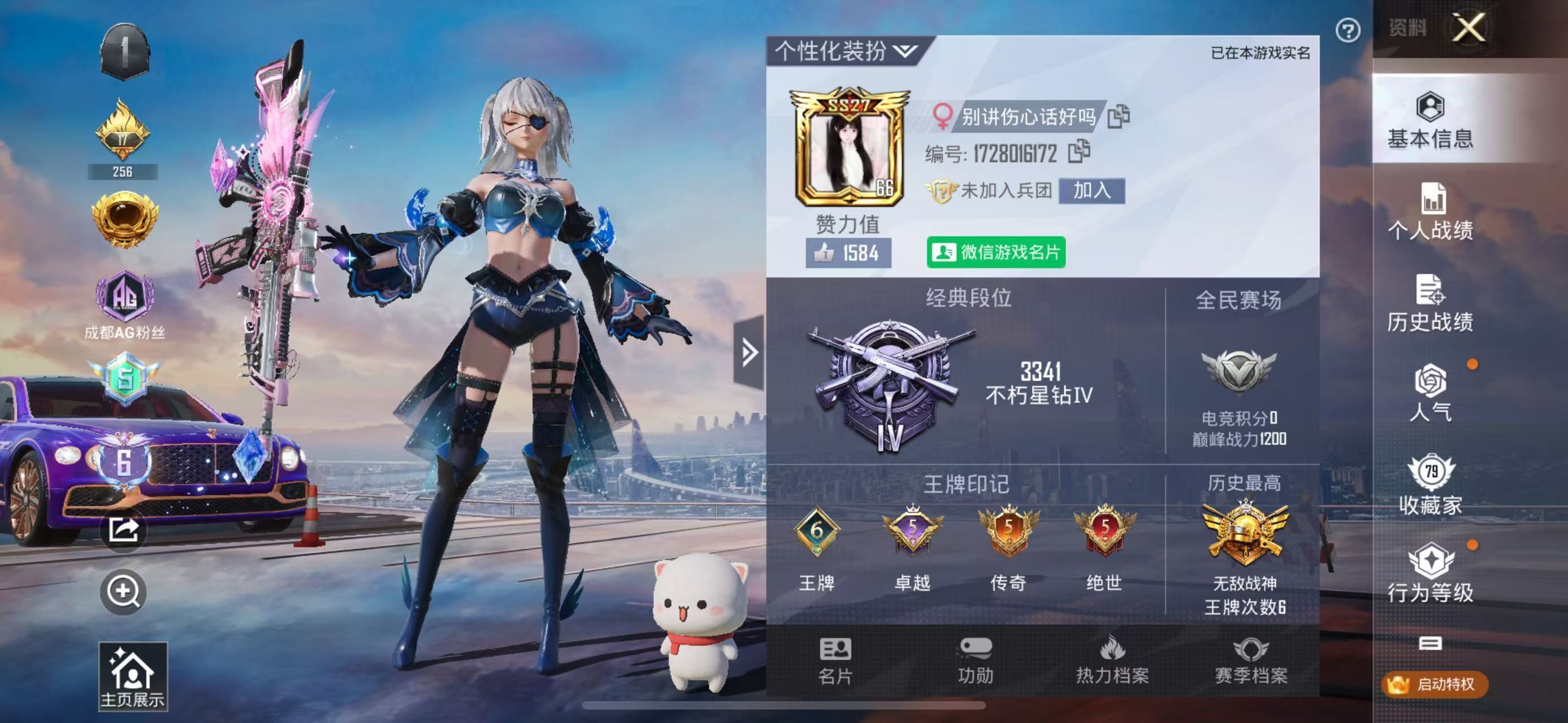 HPKG331502和平精英账号详情图4