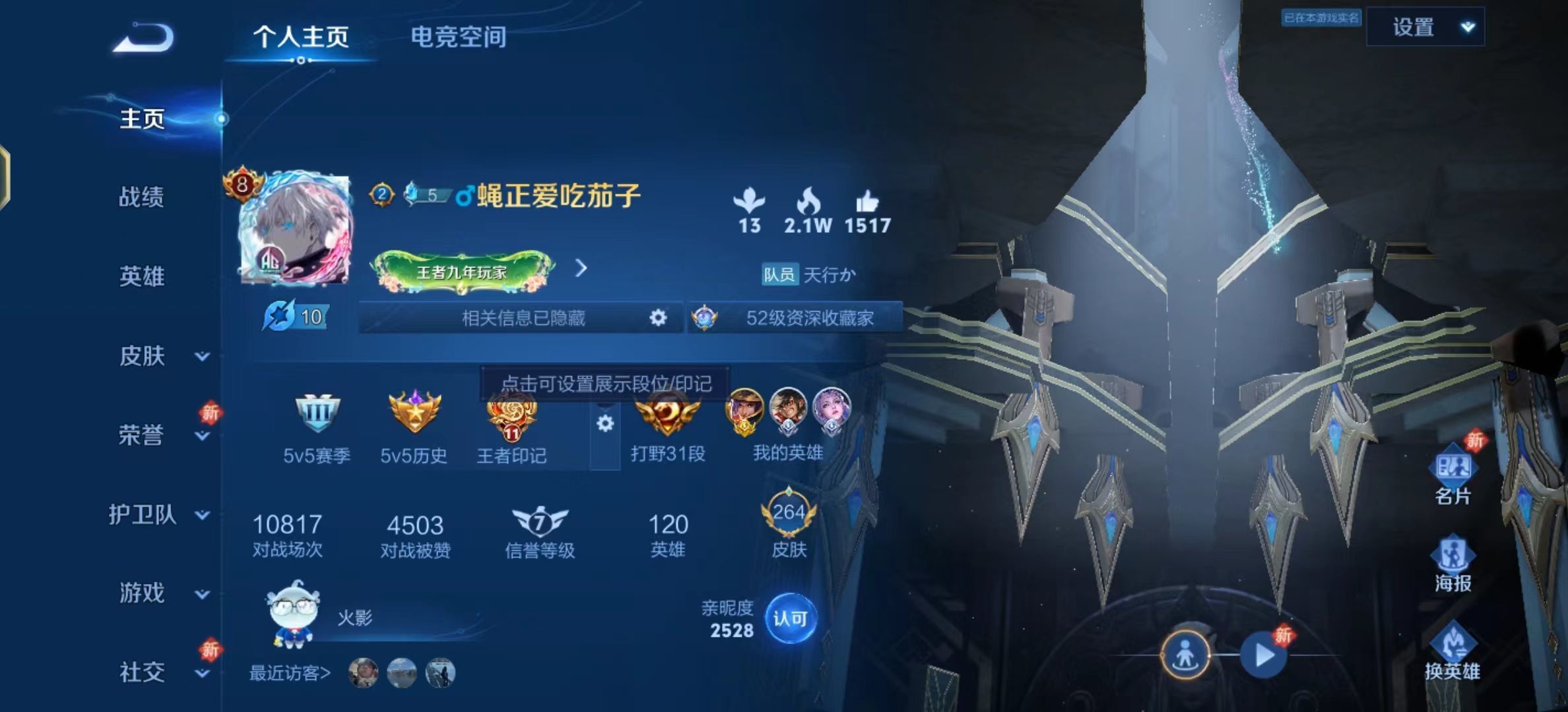WZKG316992王者荣耀账号详情图3