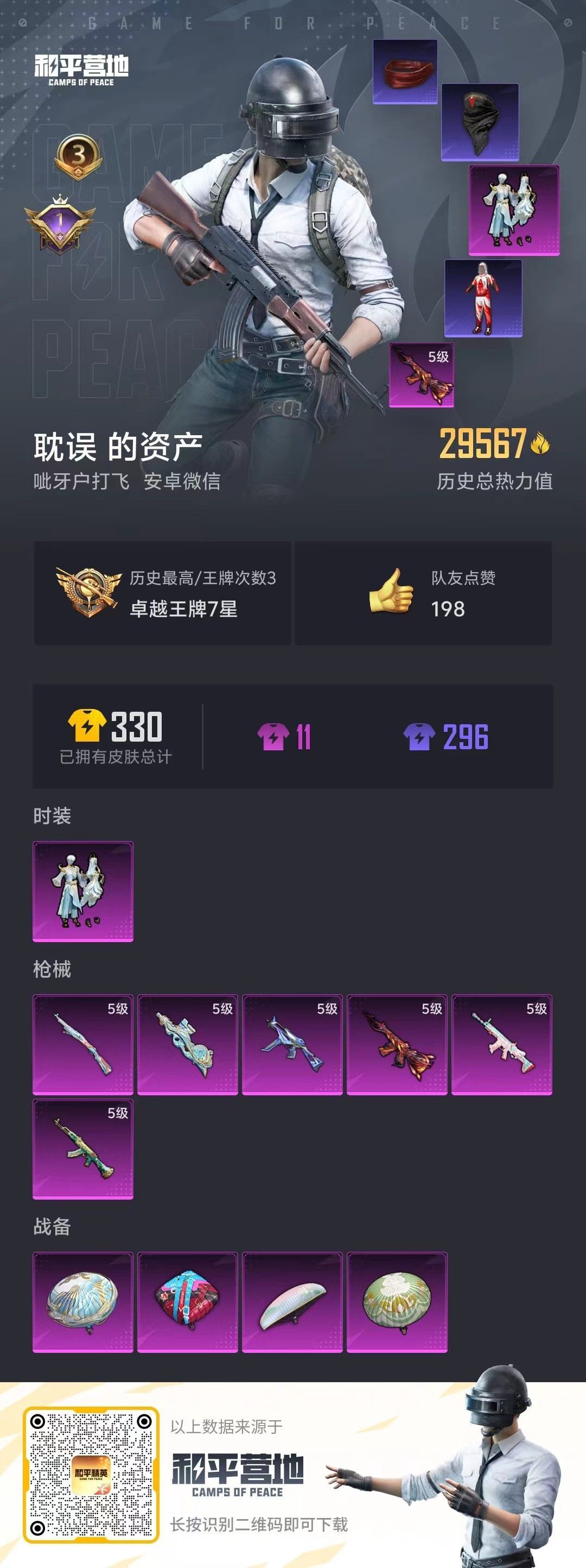 HPKG324124和平精英账号详情图5 HPKG324124和平精英账号详情图5