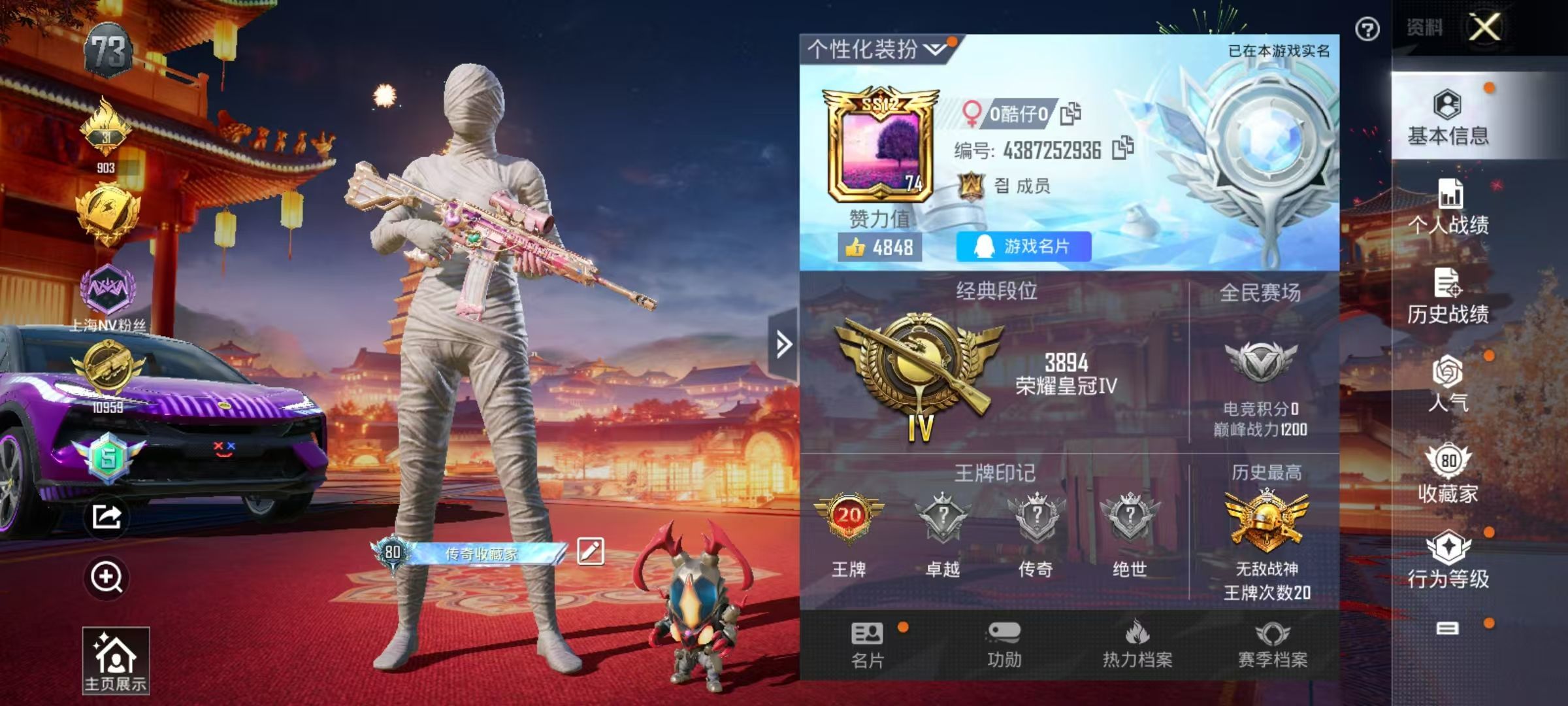 HPKG334092和平精英账号详情图6