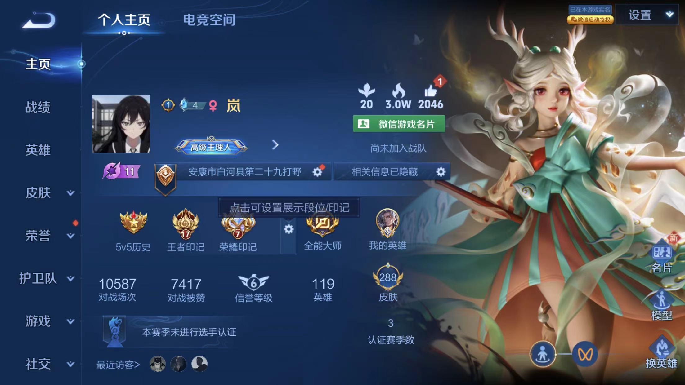 WZKG318511王者荣耀账号详情图3
