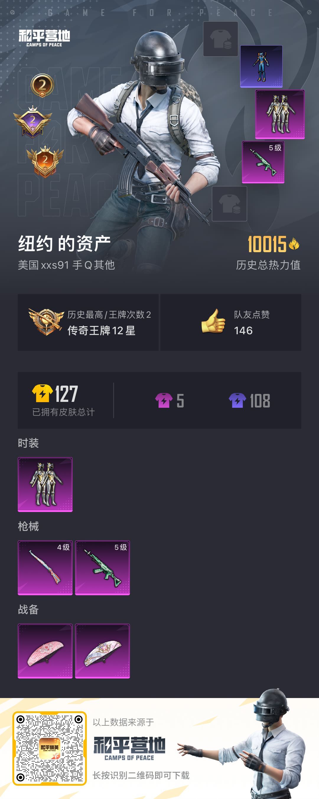 HPKG328095和平精英账号详情图6