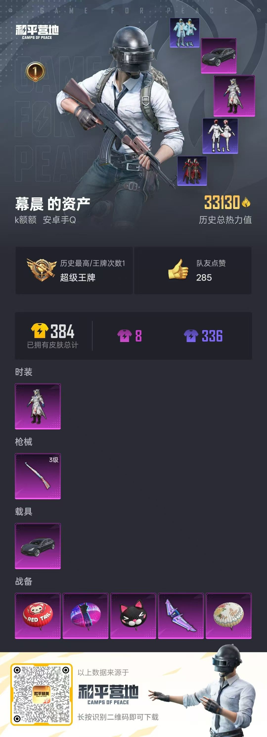 HPKG328439和平精英账号详情图5