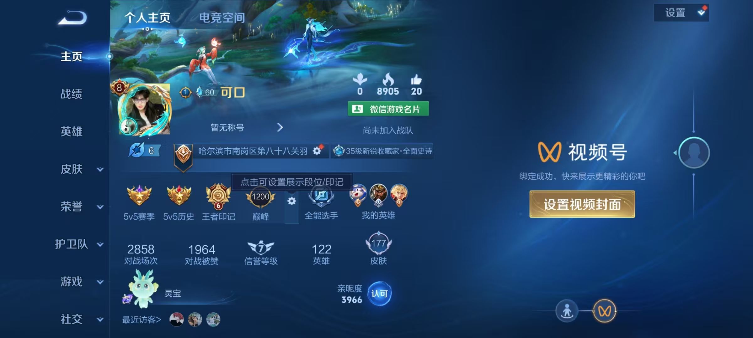 WZKG334611王者荣耀账号详情图3 WZKG334611王者荣耀账号详情图3