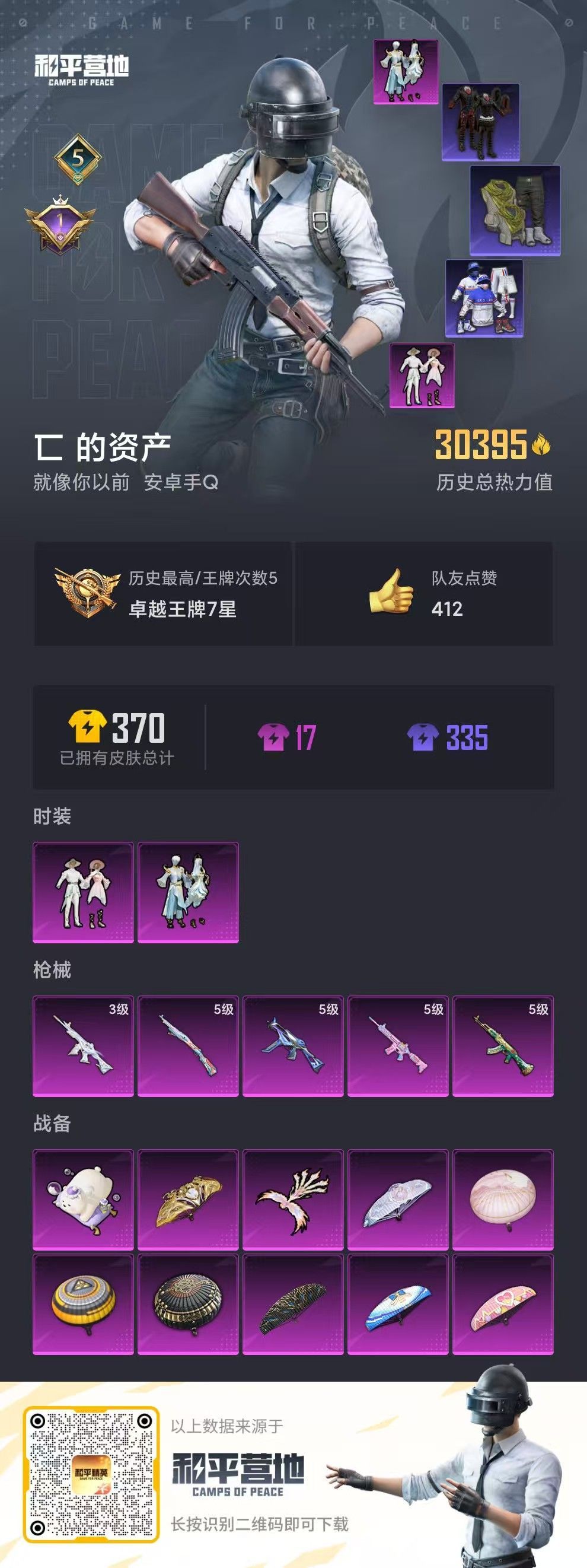 HPKG331195和平精英账号详情图5 HPKG331195和平精英账号详情图5