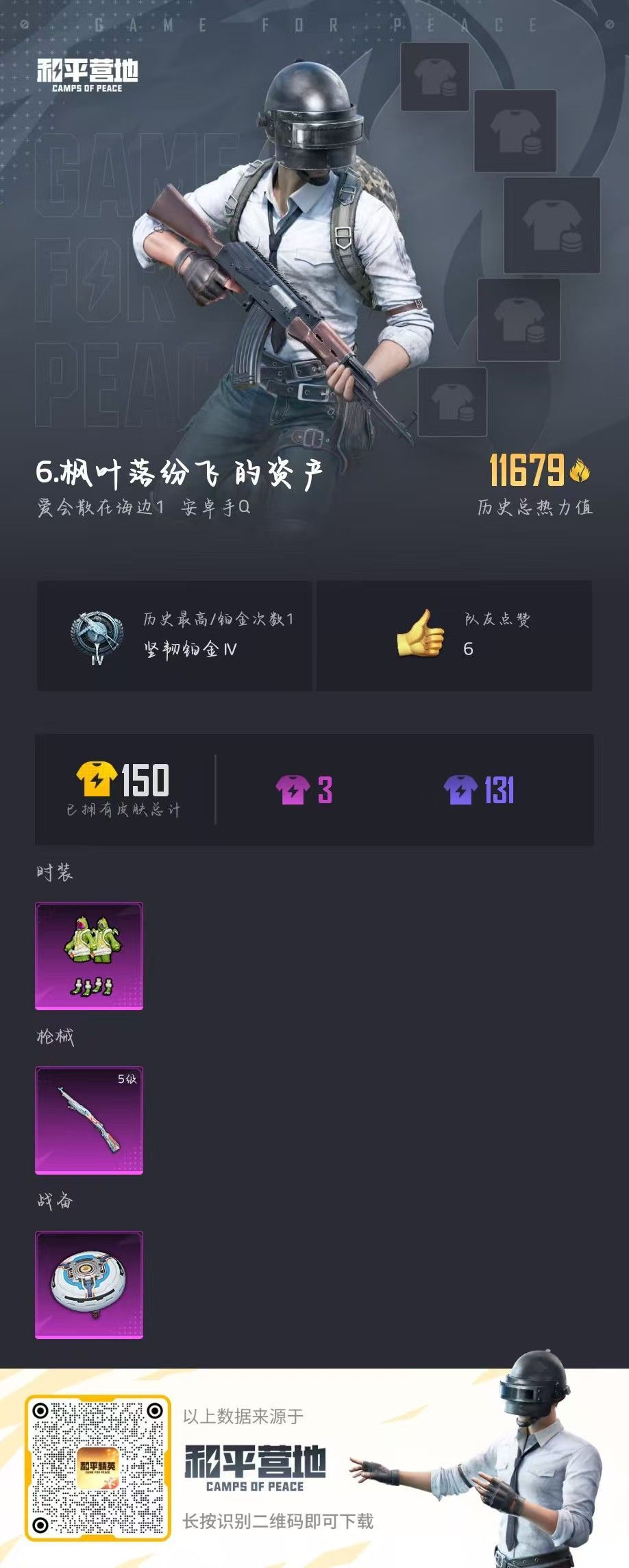 HPKG331415和平精英账号详情图5 HPKG331415和平精英账号详情图5
