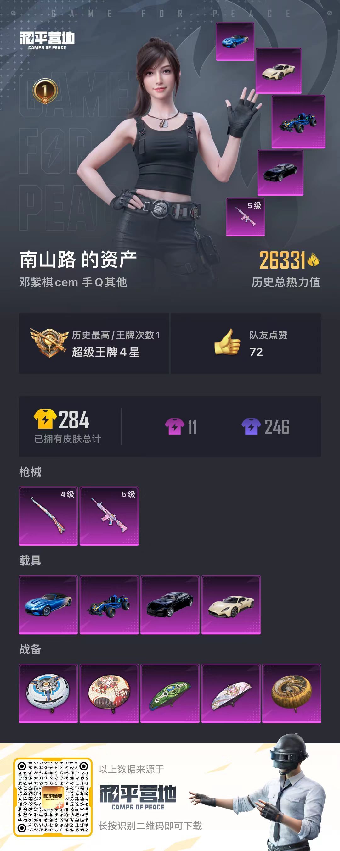 HPKG332245和平精英账号详情图5 HPKG332245和平精英账号详情图5
