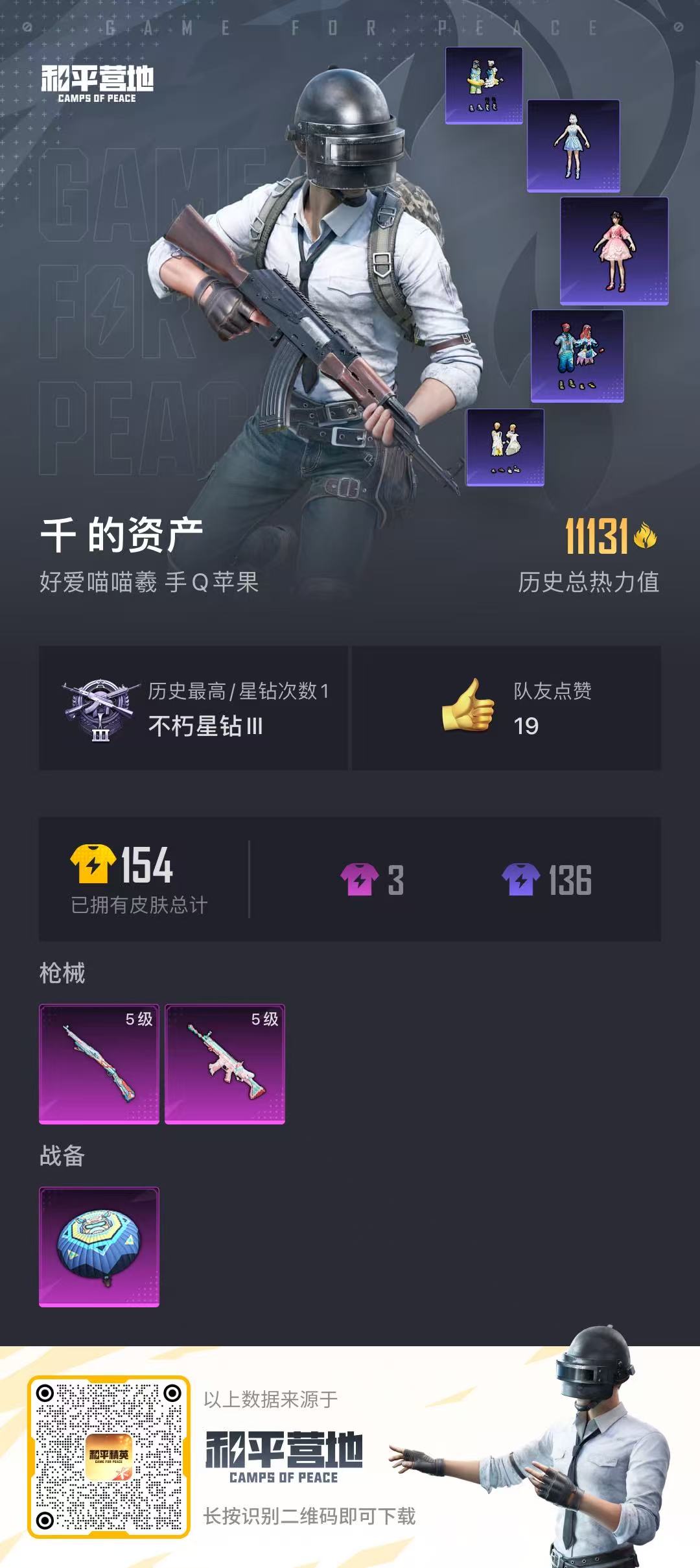 HPQM334689和平精英账号详情图4 HPQM334689和平精英账号详情图4