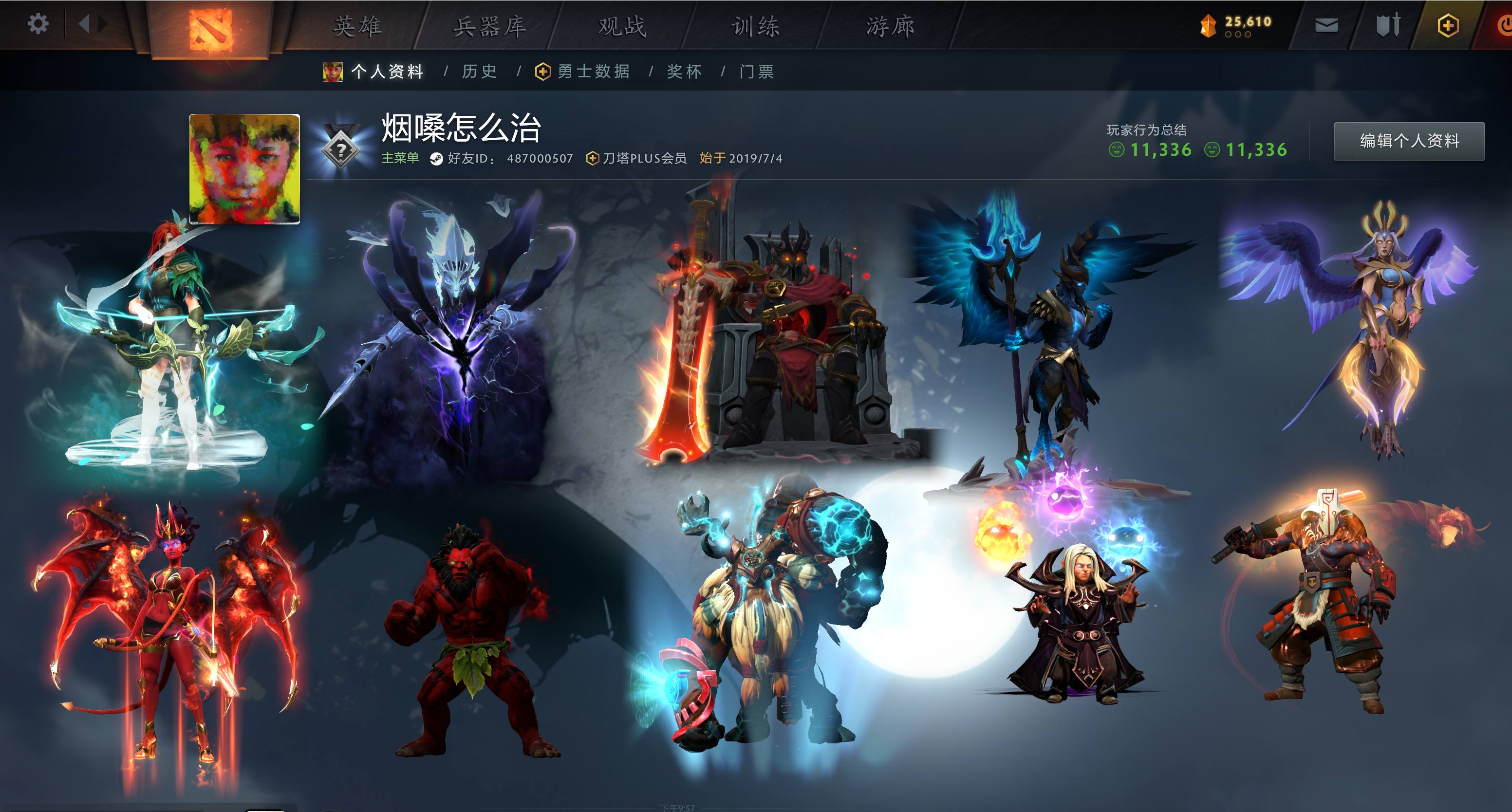 统帅账号ti9 10 11 牛头至宝 卡尔...