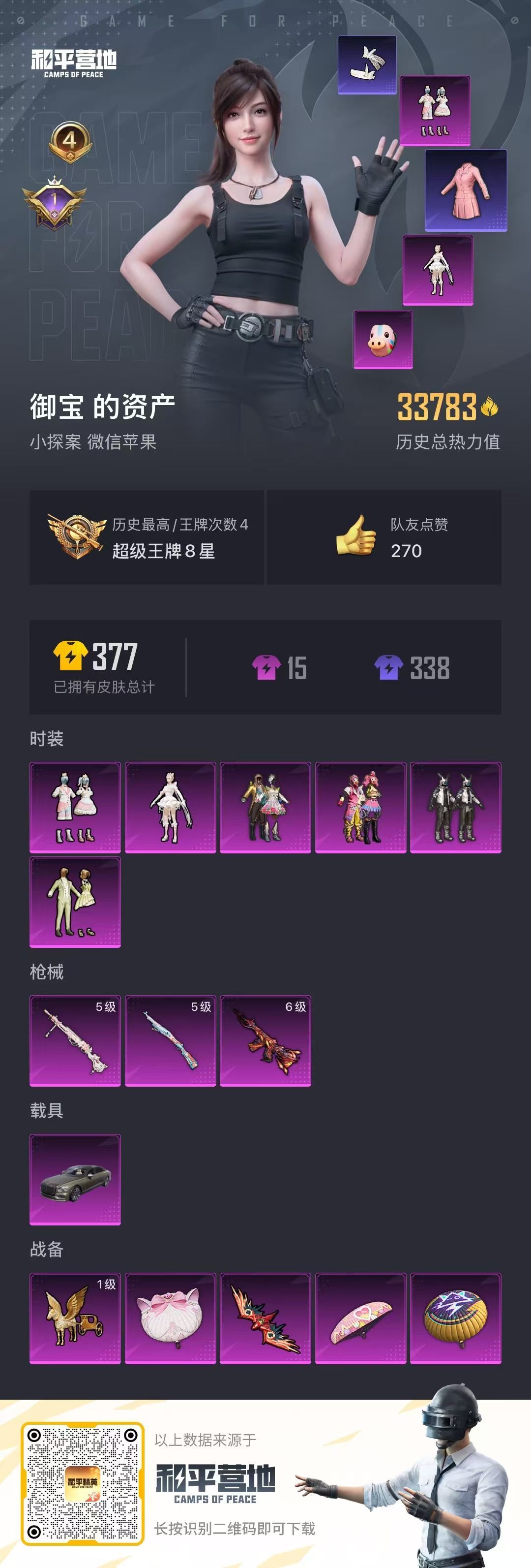 HPKG335023和平精英账号详情图9