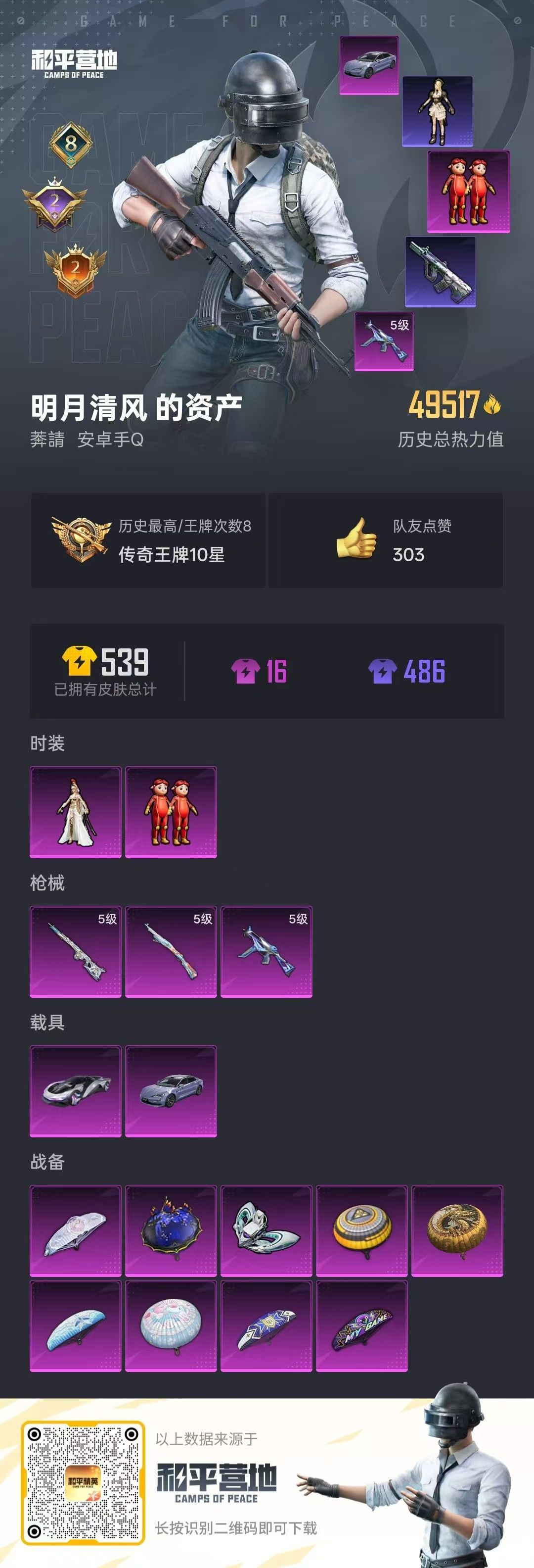 HPKG335015和平精英账号详情图4 HPKG335015和平精英账号详情图4