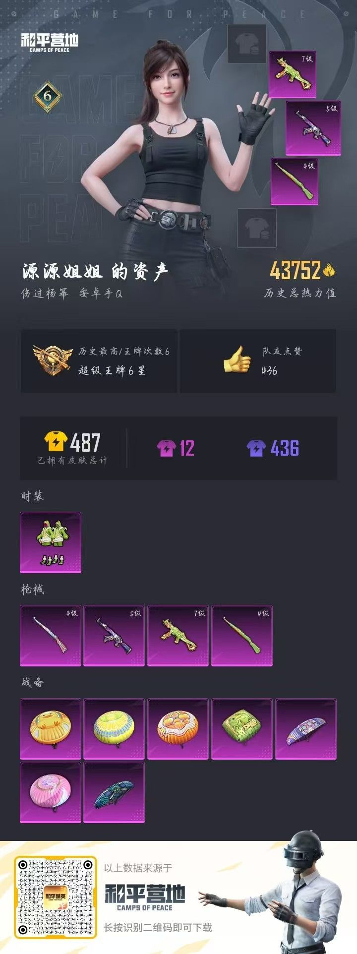 HPKG347982和平精英账号详情图3
