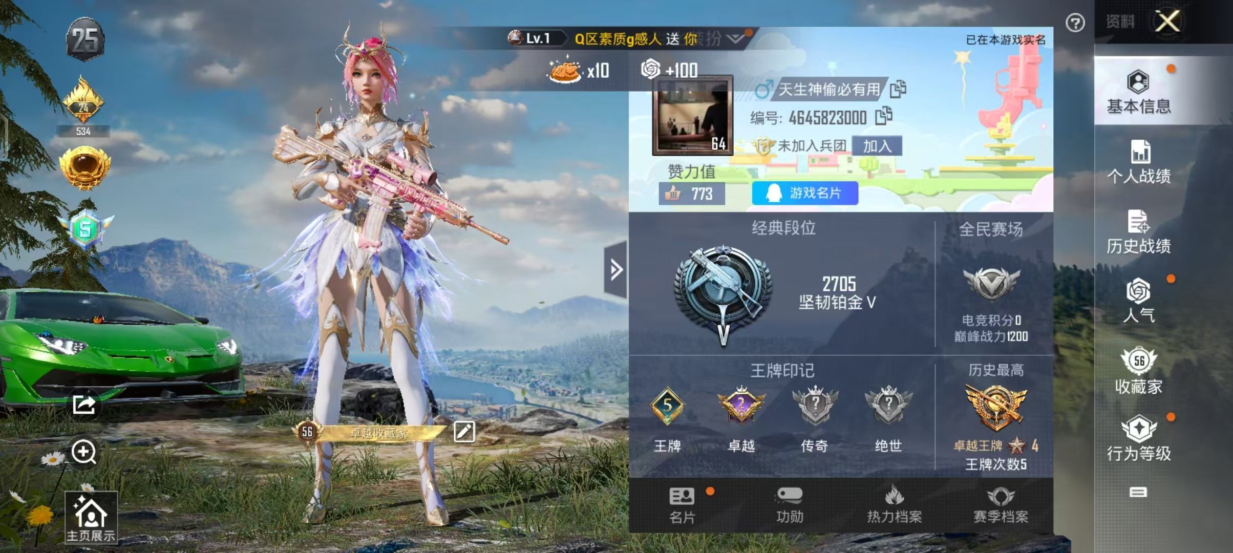 HPKG336322和平精英账号详情图4