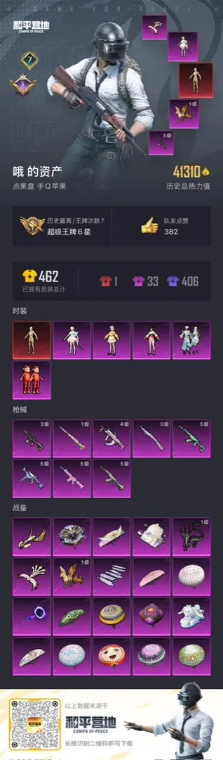 HPKG340632和平精英账号详情图5