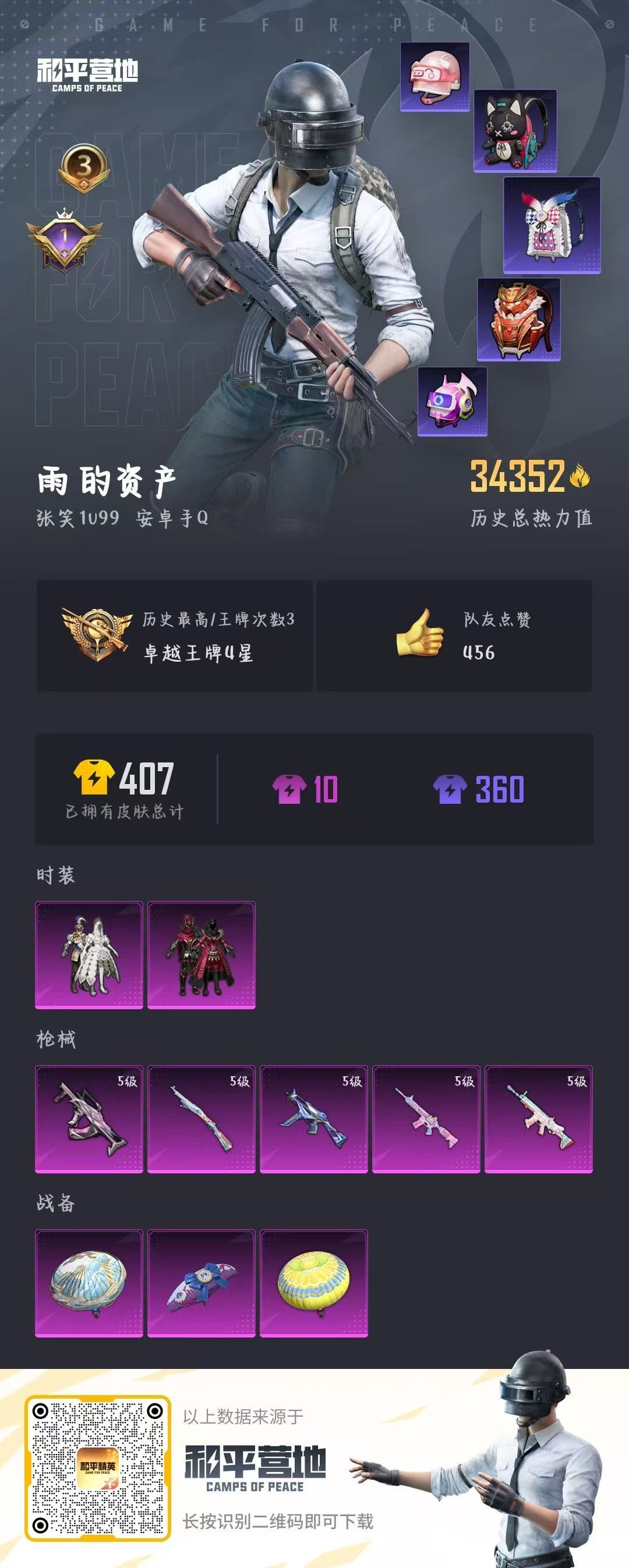 HPKG339470和平精英账号详情图7 HPKG339470和平精英账号详情图7
