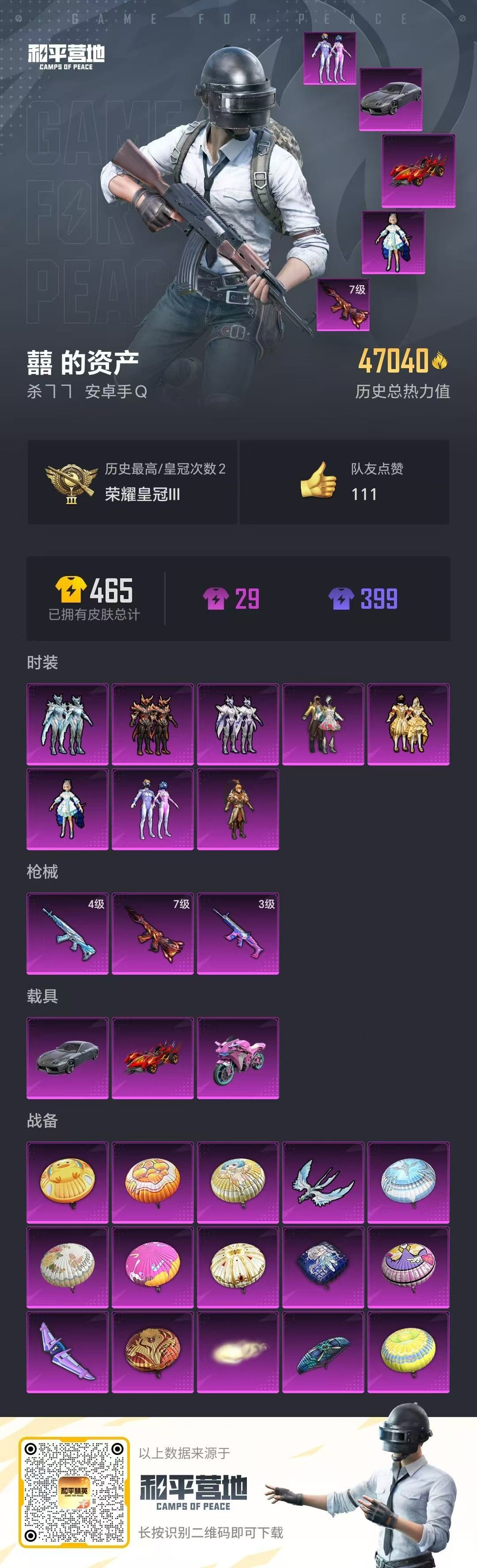HPKG347403和平精英账号详情图5