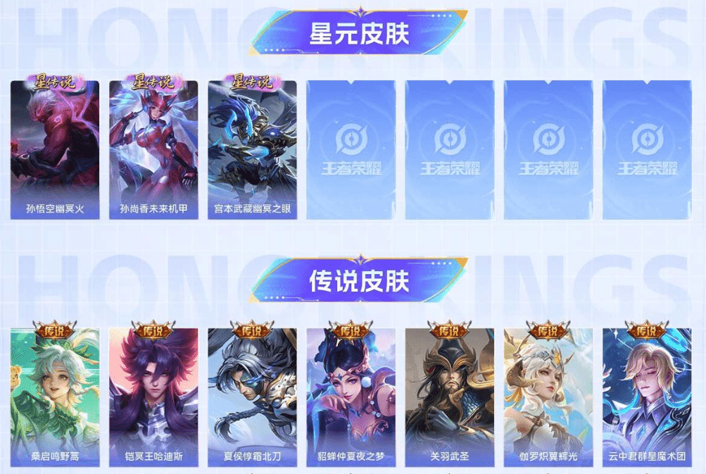 WZQM3338811王者荣耀账号详情图5 WZQM3338811王者荣耀账号详情图5