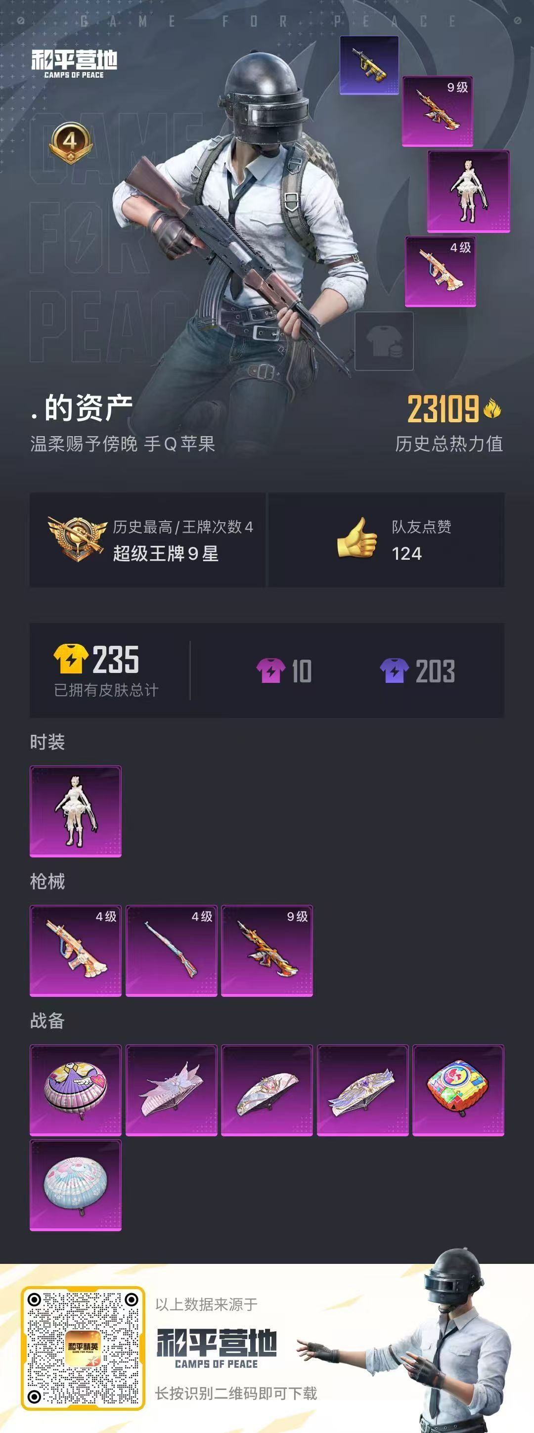 HPKG343762和平精英账号详情图6