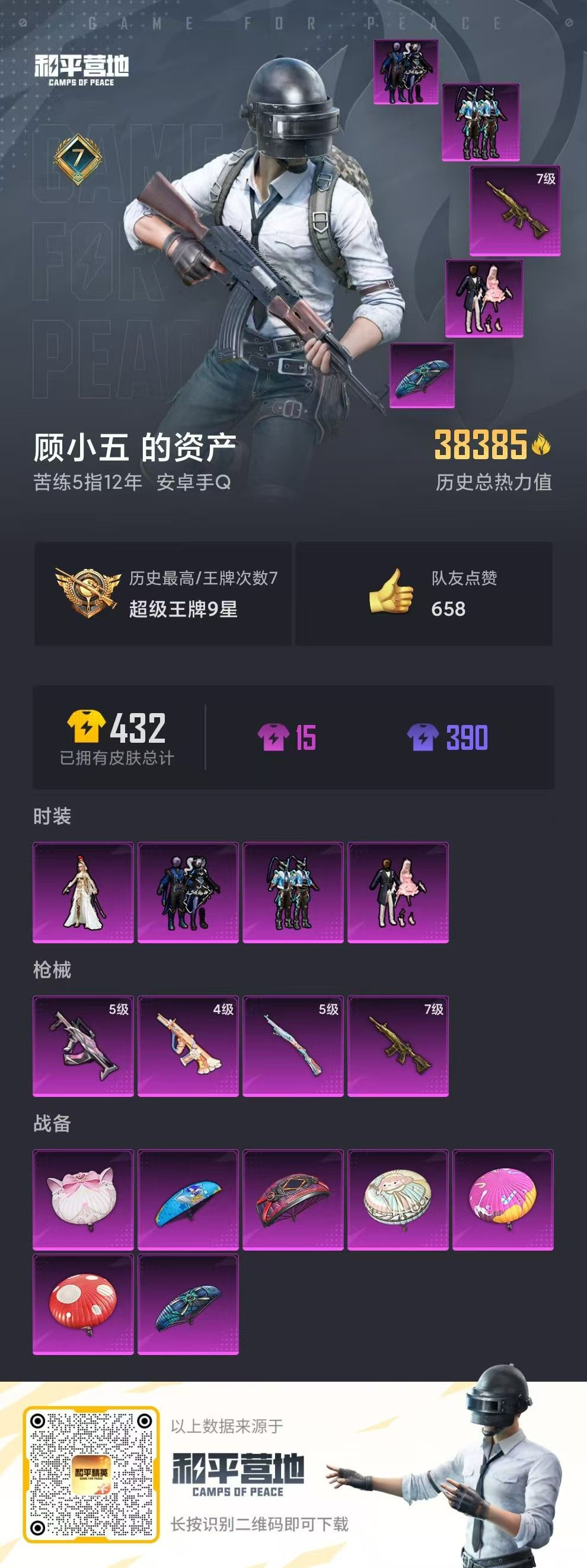 HPKG349785和平精英账号详情图5
