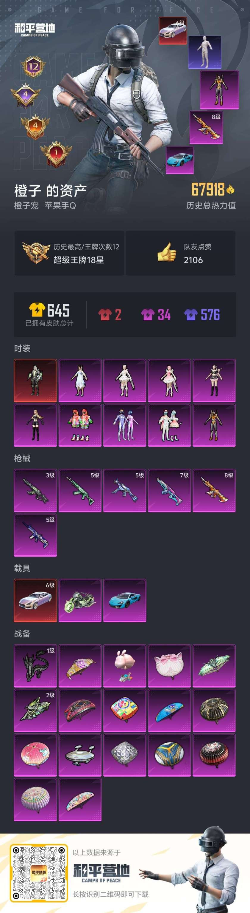 HPKG346226和平精英账号详情图5