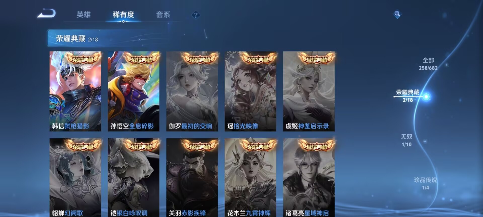 WZDN3100220王者荣耀账号详情图2