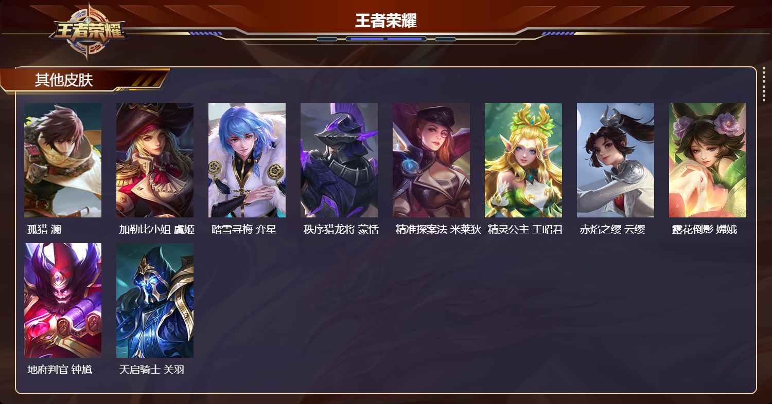 WZKG338778王者荣耀账号详情图13