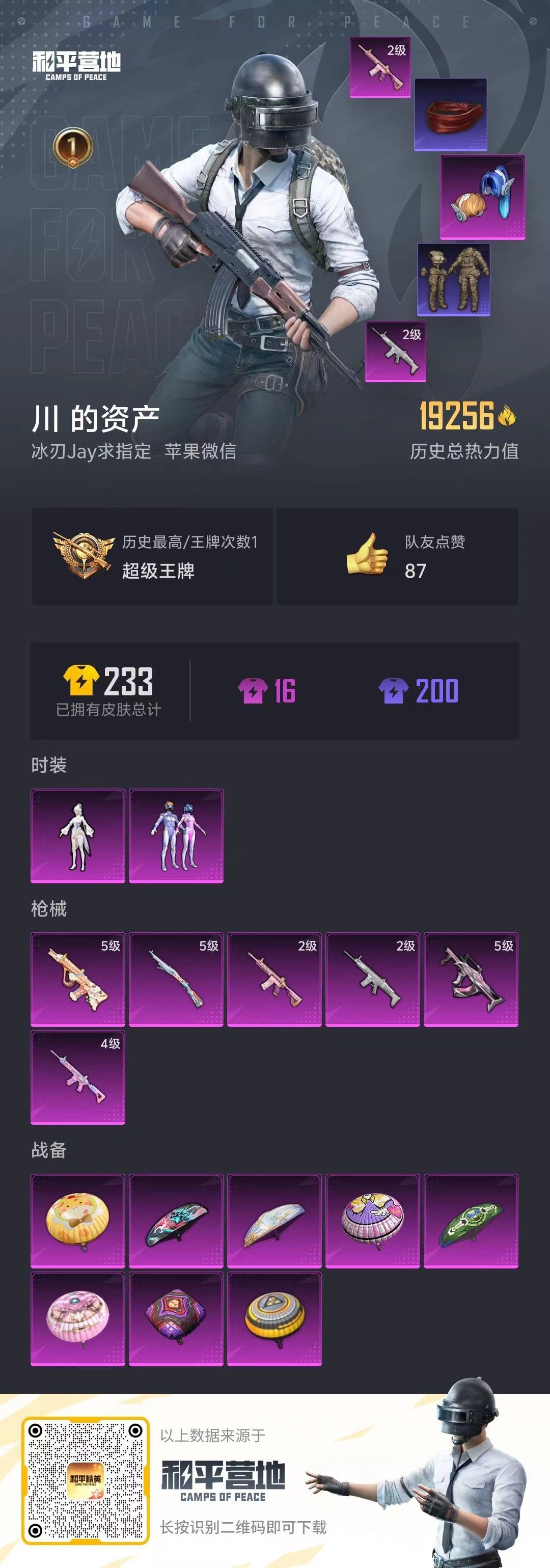 HPKG346816和平精英账号详情图7 HPKG346816和平精英账号详情图7